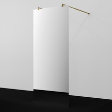 WasserKraft Vechte 60W44BG-MR Зеркальное стекло/Матовое золото 100х200 Душевая перегородка 0,8x100x200 см, Германия - фото 1 WasserKraft Vechte 60W44BG-MR Зеркальное стекло/Матовое золото 100х200 Душевая перегородка 0,8x100x200 см, Германия - фото 1 - фото 1