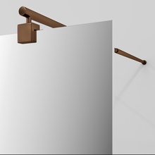 WasserKraft Vechte 60W44RG-MR Зеркальное стекло/Розовое золото 100х200 Душевая перегородка 0,8x100x200 см, Германия - фото 1 - 2 WasserKraft Vechte 60W44RG-MR Зеркальное стекло/Розовое золото 100х200 Душевая перегородка 0,8x100x200 см, Германия - фото 1 - фото 2