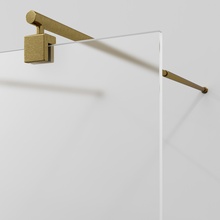 WasserKraft Vechte 60W46BG-MG Матовое стекло/Матовое золото 110х200 Душевая перегородка 0,8x110x200 см, Германия - фото 1 - 2 WasserKraft Vechte 60W46BG-MG Матовое стекло/Матовое золото 110х200 Душевая перегородка 0,8x110x200 см, Германия - фото 1 - фото 2