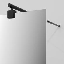 WasserKraft Vechte 60W46MB-MR Зеркальное стекло/Черный 110х200 Душевая перегородка 0,8x110x200 см, Германия - фото 1 - 2 WasserKraft Vechte 60W46MB-MR Зеркальное стекло/Черный 110х200 Душевая перегородка 0,8x110x200 см, Германия - фото 1 - фото 2