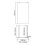 WasserKraft Vechte 60W46BN-FL Рифленое стекло/Никель 120х200 Душевая перегородка 0,8x120x200 см, Германия - фото 4