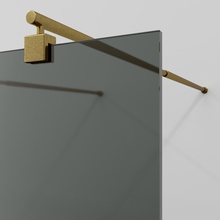 WasserKraft Vechte 60W46BG-TG Тонированное стекло/Матовое золото 110х200 Душевая перегородка 0,8x110x200 см, Германия - фото 1 - 2 WasserKraft Vechte 60W46BG-TG Тонированное стекло/Матовое золото 110х200 Душевая перегородка 0,8x110x200 см, Германия - фото 1 - фото 2