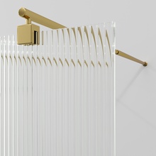 WasserKraft Vechte 60W46PG-FL Рифленое стекло/Золото 110х200 Душевая перегородка 0,8x110x200 см, Германия - фото 1 - 2 WasserKraft Vechte 60W46PG-FL Рифленое стекло/Золото 110х200 Душевая перегородка 0,8x110x200 см, Германия - фото 1 - фото 2