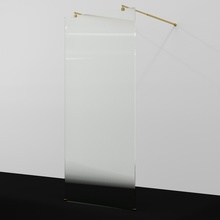 WasserKraft Vechte 60W46PG-FL Рифленое стекло/Золото 110х200 Душевая перегородка 0,8x110x200 см, Германия - фото 1 WasserKraft Vechte 60W46PG-FL Рифленое стекло/Золото 110х200 Душевая перегородка 0,8x110x200 см, Германия - фото 1 - фото 1