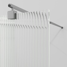 WasserKraft Vechte 60W40-FL Рифленое стекло/Серебристый 120х200 Душевая перегородка 0,8x120x200 см, Германия - фото 1 - 2 WasserKraft Vechte 60W40-FL Рифленое стекло/Серебристый 120х200 Душевая перегородка 0,8x120x200 см, Германия - фото 1 - фото 2