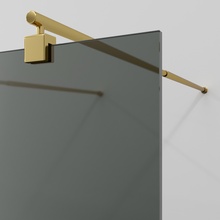 WasserKraft Vechte 60W39PG-TG Тонированное стекло/Золото 90х200 Душевая перегородка 0,8x90x200 см, Германия - фото 1 - 2 WasserKraft Vechte 60W39PG-TG Тонированное стекло/Золото 90х200 Душевая перегородка 0,8x90x200 см, Германия - фото 1 - фото 2