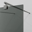 WasserKraft Vechte 60W44GR-TG Тонированное стекло/Графит 100х200 Душевая перегородка 0,8x100x200 см, Германия - фото 2