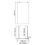 WasserKraft Vechte 60W44GR-TG Тонированное стекло/Графит 100х200 Душевая перегородка 0,8x100x200 см, Германия - фото 5