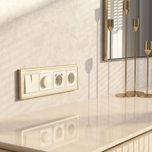 Werkel Baguette (Айвори/Латунь) W0042851 Комплектующее для светильников 30,2x9,4x1,2 см, Швеция - фото 1 - фото 2