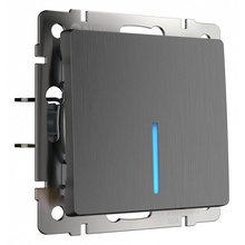 Werkel Графит Рифленый W1112104 Комплектующее для светильников 7x7x3,6 см, Швеция - фото 1 - фото 1