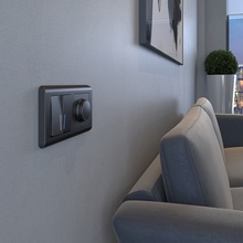 Werkel Графит Рифленый W1142004 Комплектующее для светильников 7x7 см, Швеция - фото 1 - фото 2