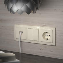 Werkel Перламутровый Рифленый W1120113 Комплектующее для светильников 7x7 см, Швеция - фото 1 - фото 2