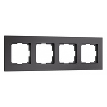 Werkel Senso (Черный, Стекло Soft-Touch) W0043108 Комплектующее для светильников 30,8x9,5x1,1 см, Швеция - фото 1 - фото 1