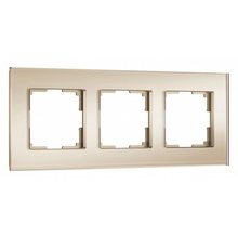 Werkel Senso (Шампань, Стекло Soft-Touch) W0033111 Комплектующее для светильников 23,7x9,5x1,1 см, Швеция - фото 1 - фото 1