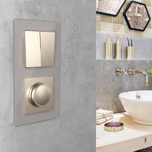 Werkel Шампань Рифленый W1122010 Комплектующее для светильников 7x7 см, Швеция - фото 1 - фото 2