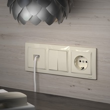 Werkel Слоновая Кость W1120003 Комплектующее для светильников 7x7 см, Швеция - фото 1 - фото 4