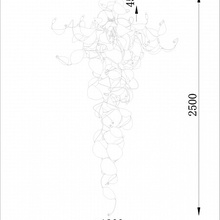 Wertmark Alessandra WE197.36.903 Люстра подвесная 130x130x250 см, Германия - фото 1 - фото 3