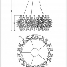 Wertmark Floriane WE119.20.303 Люстра подвесная Германия - фото 1 - фото 4