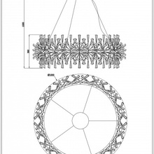 Wertmark Floriane WE119.28.303 Люстра подвесная Германия - фото 1 - фото 4