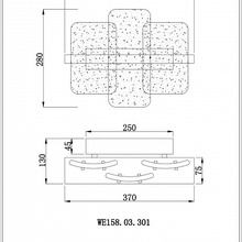 Wertmark Nelly WE158.03.301 Бра 37x28 см, Германия - фото 1 - фото 3