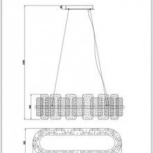 Wertmark Nelly WE158.24.123 Потолочный светильник 99x32x28 см, Германия - фото 1 - фото 4