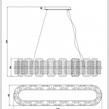 Wertmark Nelly WE158.32.323 Потолочный светильник 138x32x28 см, Германия - фото 1 - фото 4