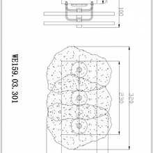 Wertmark Nicola WE159.03.301 Бра 32x20 см, Германия - фото 1 - фото 3