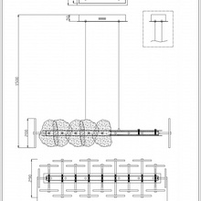 Wertmark Nicola WE159.20.323 Потолочный светильник 98x29x20 см, Германия - фото 1 - фото 4