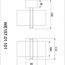 Wertmark Paula WE157.01.101 Бра 11x15 см, Германия - фото 1 - фото 3