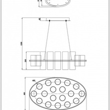 Wertmark Paula WE157.18.123 Люстра подвесная 80x46x120 см, Германия - фото 1 - фото 4