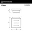 Whitecross Cubo CU2420GL Золото Мыльница 10,7x9,9x3,5 см, Польша - фото 2 Whitecross Cubo CU2420GL Золото Мыльница 10,7x9,9x3,5 см, Польша - фото 2