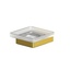 Whitecross Cubo CU2420GL Золото Мыльница 10,7x9,9x3,5 см, Польша - фото 1 Whitecross Cubo CU2420GL Золото Мыльница 10,7x9,9x3,5 см, Польша - фото 1