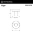 Whitecross Ergo ER2212CPB Медь брашированная Крючок 4,5x4,3x4,3 см, Польша - фото 2
