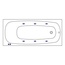 Whitecross LAYLA 0122.170075.100.SOFT.BR 170x75 Акриловая ванна с гидромассажем 170x75 см, Польша - фото 2