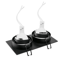 Wolta Alto WDL-GU5.3/01BL-02 Встраиваемый светильник 17,5x9,2 см, Китай - фото 1 - фото 4