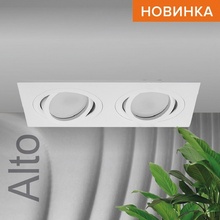 Wolta Alto WDL-GU5.3/01W-02 Встраиваемый светильник 17,5x9,2 см, Китай - фото 1 - 2 Wolta Alto WDL-GU5.3/01W-02 Встраиваемый светильник 17,5x9,2 см, Китай - фото 1 - фото 2