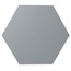 WOW Hexa Ash Grey Matt Настенная плитка 21,5x25 см, Испания, под бетон  - фото 1