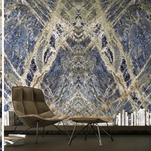 Xtone by Porcelanosa Andes Blue 160x320 см, керамогранит, Испания, под мрамор - фото интерьера 1 - фото 1