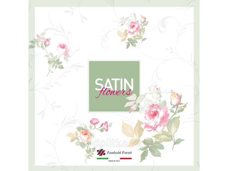 Обои satin flowers zambaiti италия