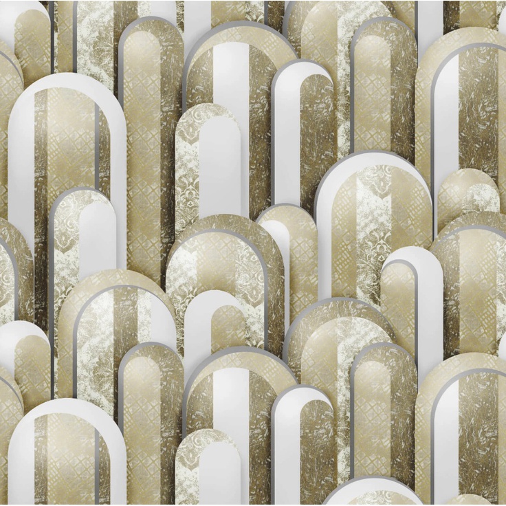 Zambaiti Parati Trussardi 7 18976 Геометрический узор Панно 300x300 см, цвет: белый, Италия - фото 1 Zambaiti Parati Trussardi 7 18976 Геометрический узор Панно 300x300 см, цвет: белый, Италия - фото 1