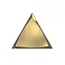 ZYX Evoke Traingle Channel Gold Glossy Настенная плитка 15x17 см, Испания, под металл - фото 1