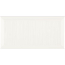 ZYX Metropolitan Boulevard Cotton White Настенная плитка 10x20 см, Испания, под кирпич  - фото 1 - фото 1