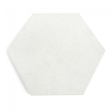 Equipe Hexatile 22092 Cement White Керамогранит 17,5x20 см, для ванной, стиль: современный, цвет: белый, Испания, под бетон  - фото 1 - фото 1