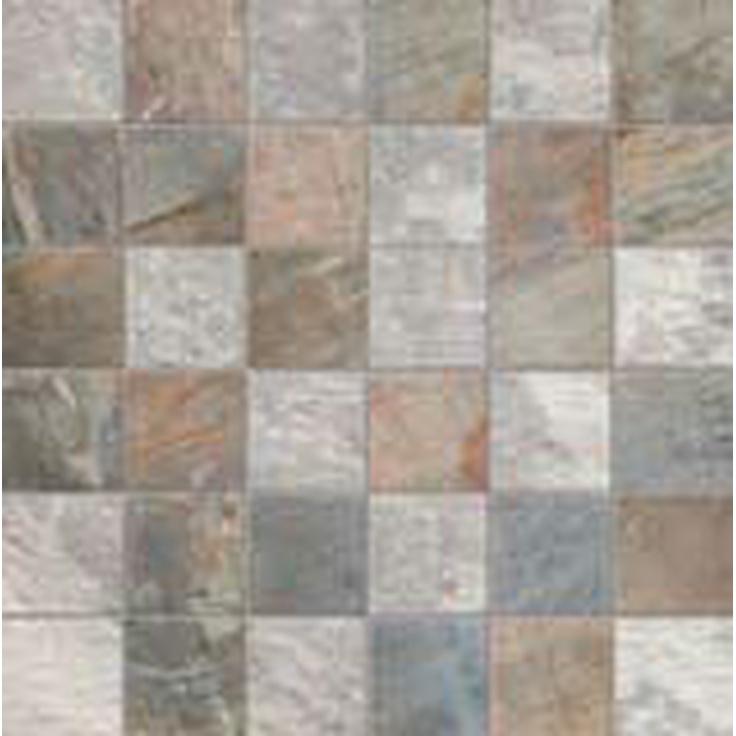 ABK Fossil stone Quadr. Mix Light Grey/Blue Мозаика 30x30 см, Италия - фото 1