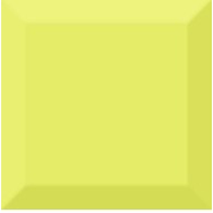 Absolut Keramika Monocolor Biselado Pistacho Brillo Настенная плитка 10x10 см, Испания, под камень  - фото 1