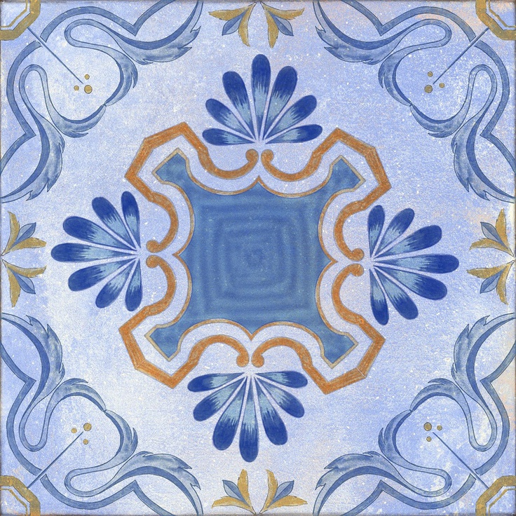 Absolut Keramika Chelsea Decor Декор 20x20 см, Испания, под обои  - фото 1