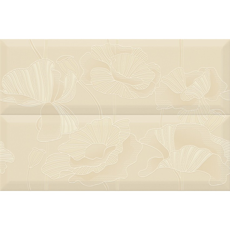 Absolut Keramika Gold Composicion Flowers Панно 30x45 см, Испания, под обои  - фото 1