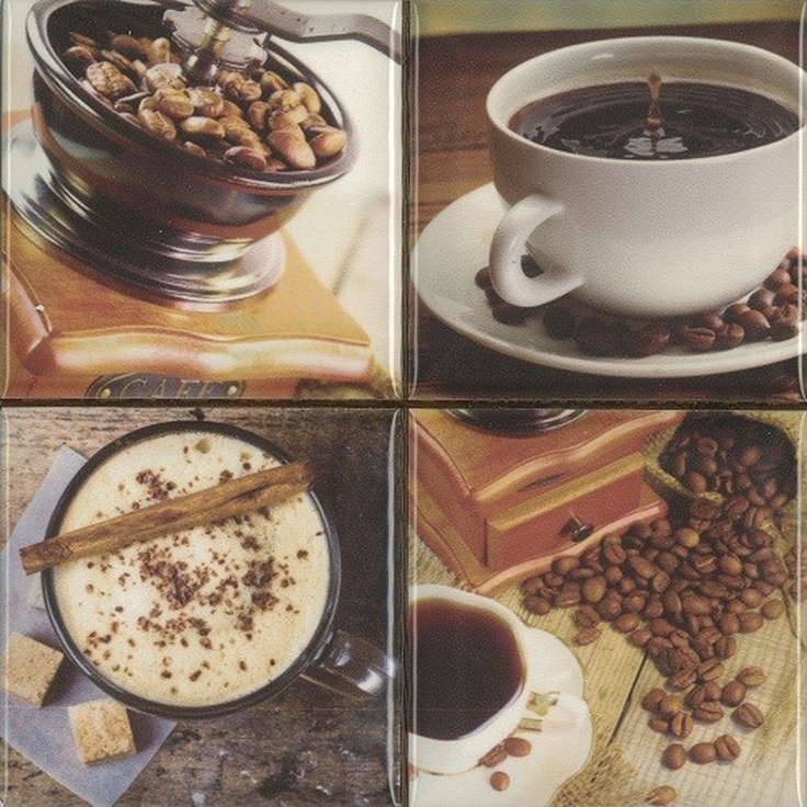 Absolut Keramika Monocolor Set Brasil A (4pzs) Панно 10x10 см, Испания, под камень  - фото 1