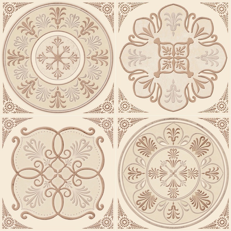 Absolut Keramika Monocolor Set Chalet (4pzs) 200х200мм Панно 20x20 см, Испания, под камень  - фото 1