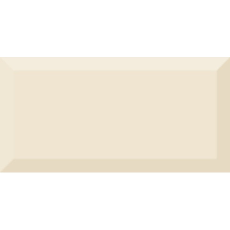 Absolut Keramika Monocolor Crema Brillo Настенная плитка 10x20 см, Испания, под камень  - фото 1